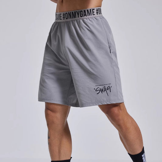 Men’s Loose Sports Cropped Pants – Breathable Workout Shorts