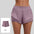 Women's seamless workout fitness shorts with pockets in various colors and sizes