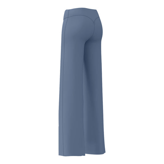 High Waisted Straight Leg Yoga Pants with Pockets