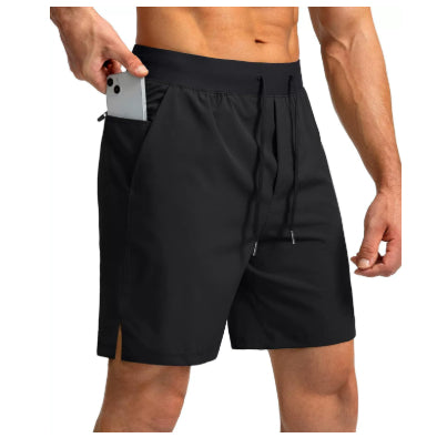 Summer Ice Silk Men's Loose Workout Pants Training Running Quick-dry Casual Sports Pants Shorts