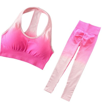 Women’s Seamless Yoga Set – 2-Piece High Waist Gym Outfit
