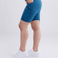 JupiterGear High-Waisted Workout Shorts with Pockets & Criss Cross Des