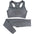 Women's seamless crop top and leggings set, colour option 4