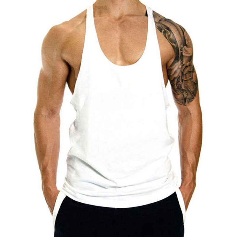 Core-Flow Men’s Training Tank Top – Premium Combed Cotton Loose-Fit