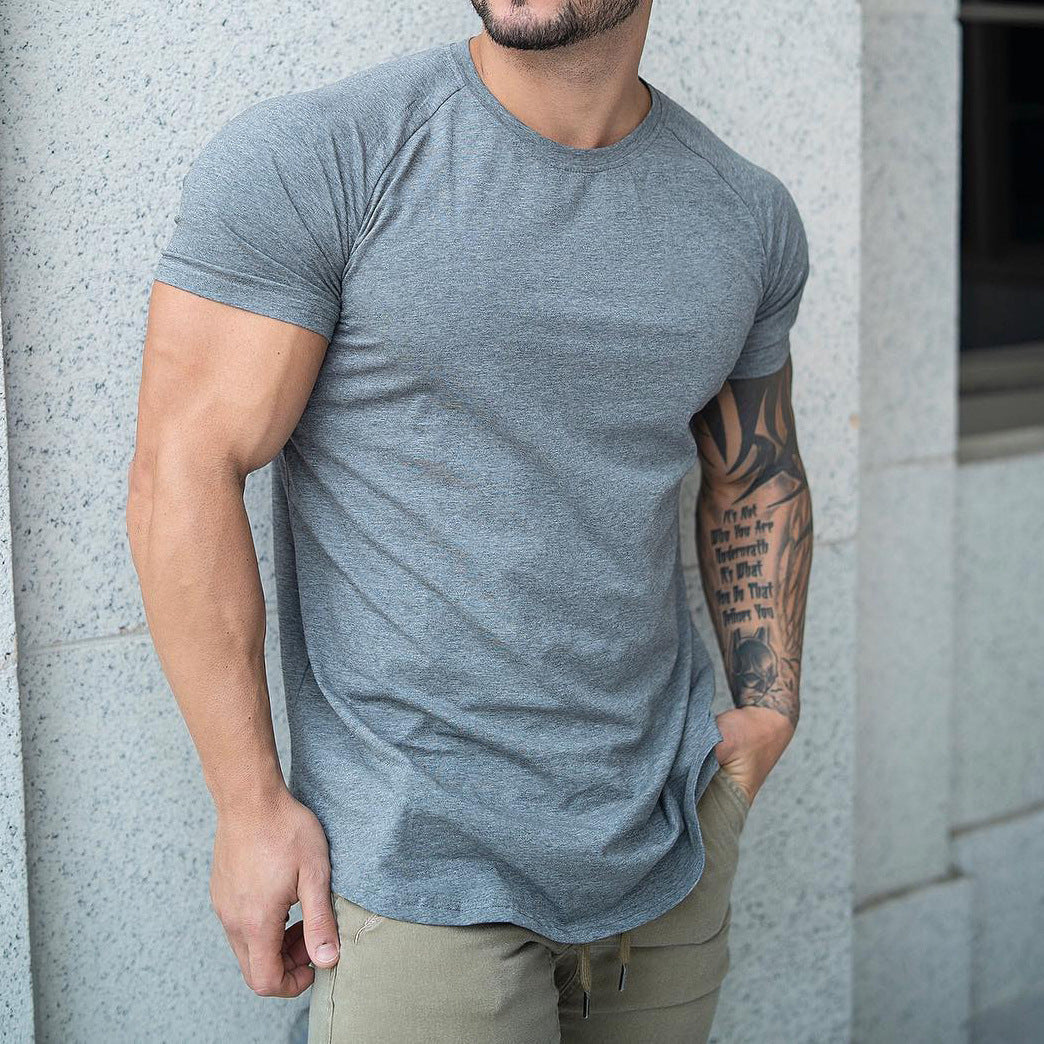 Men's Sports And Leisure running fitness workout T-shirt in various colors and sizes