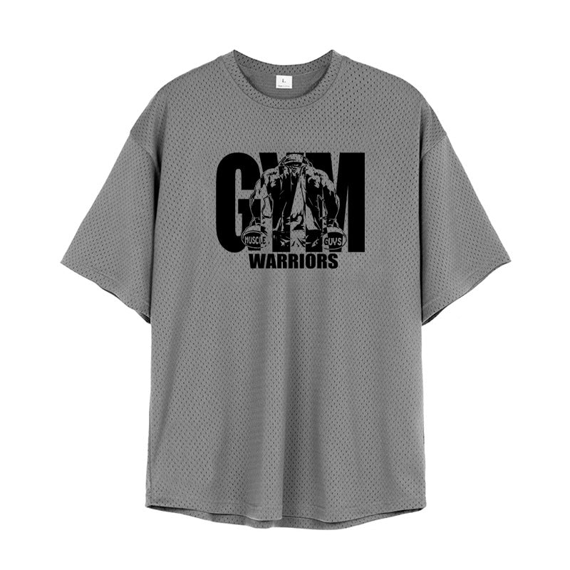 Men’s Mesh Gym T-Shirt – Quick-Dry Performance Muscle Tee