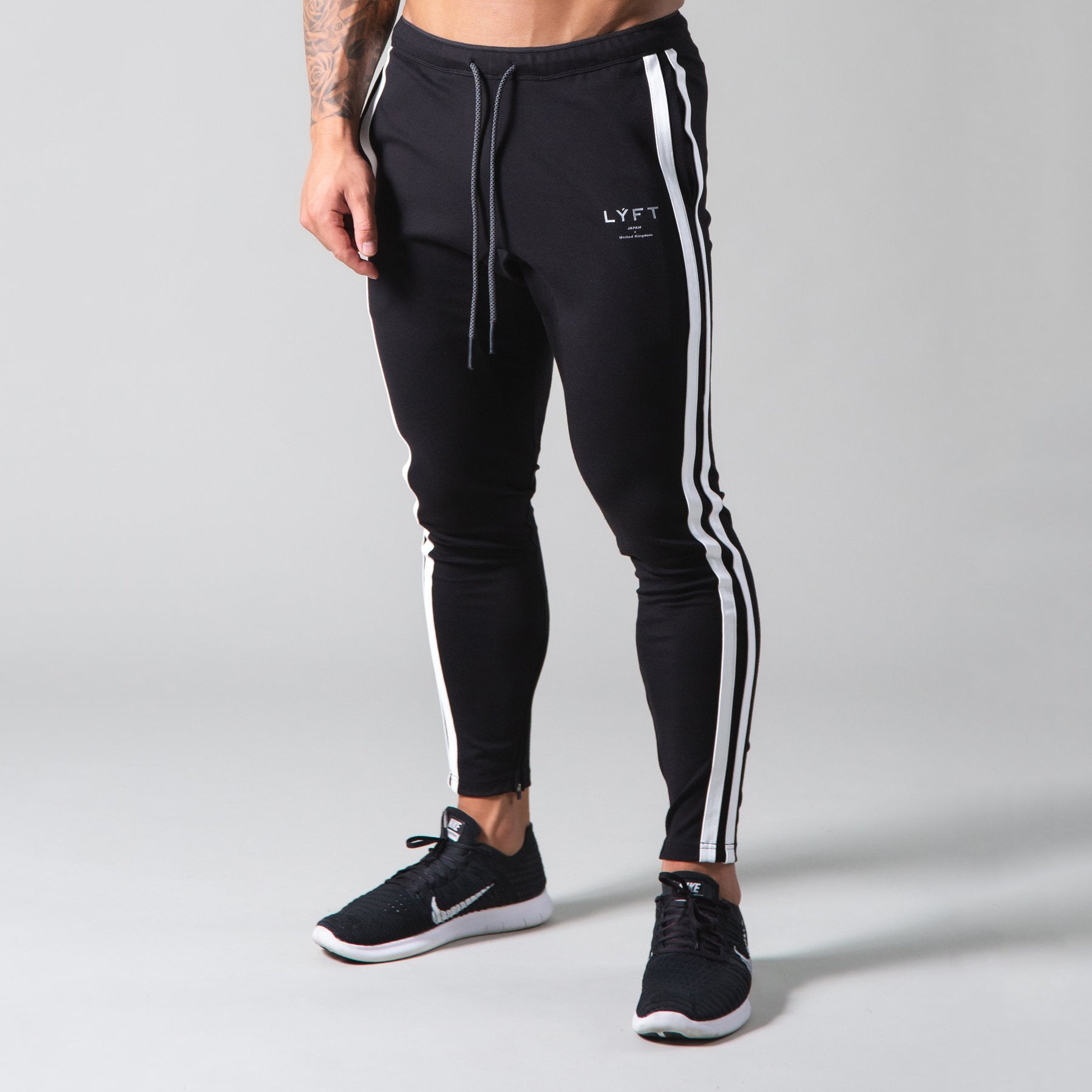Men’s Premium Performance Cotton Workout Sweatpants - Black