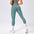High-Waist Seamless Pleated Leggings in Vibrant Colors | Gea