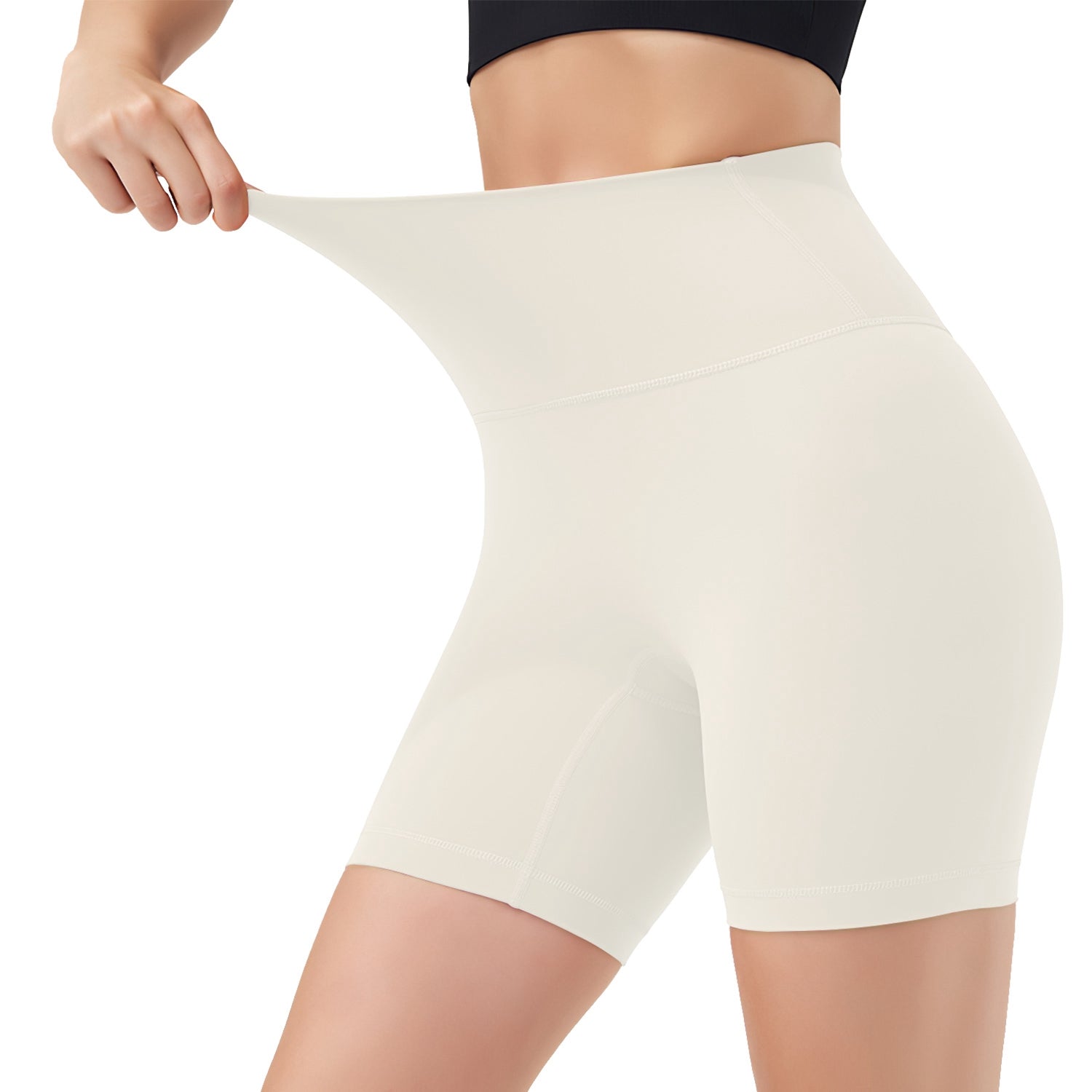 Women’s Seamless High‑Waist Booty Shorts – 6.3" Inseam for Running, Yoga & Volleyball