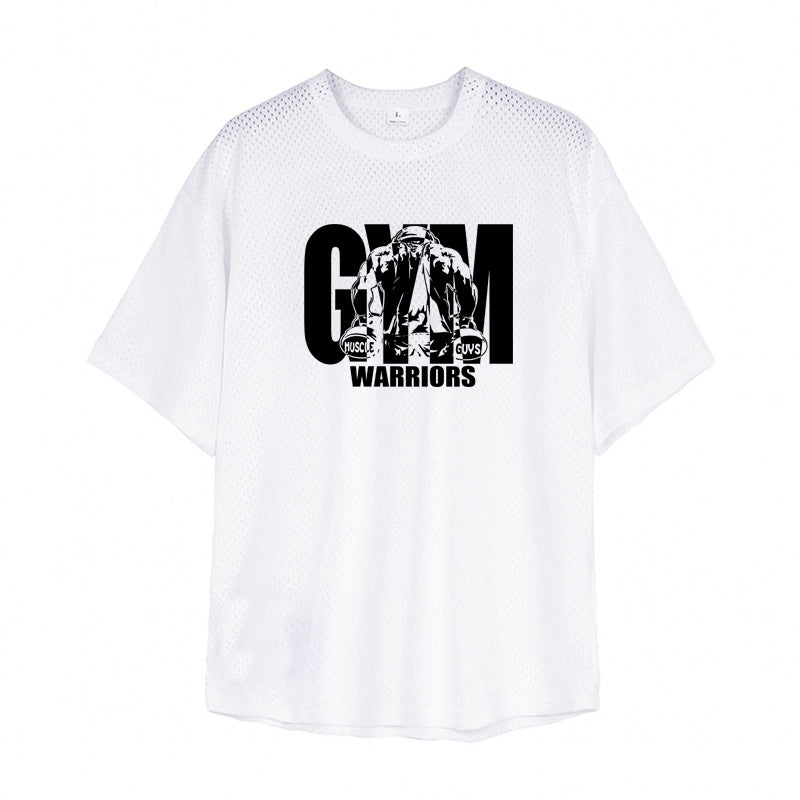 Men’s Mesh Gym T-Shirt – Quick-Dry Performance Muscle Tee