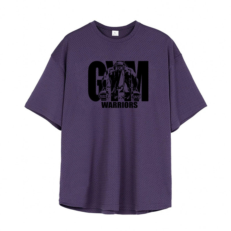Men’s Mesh Gym T-Shirt – Quick-Dry Performance Muscle Tee