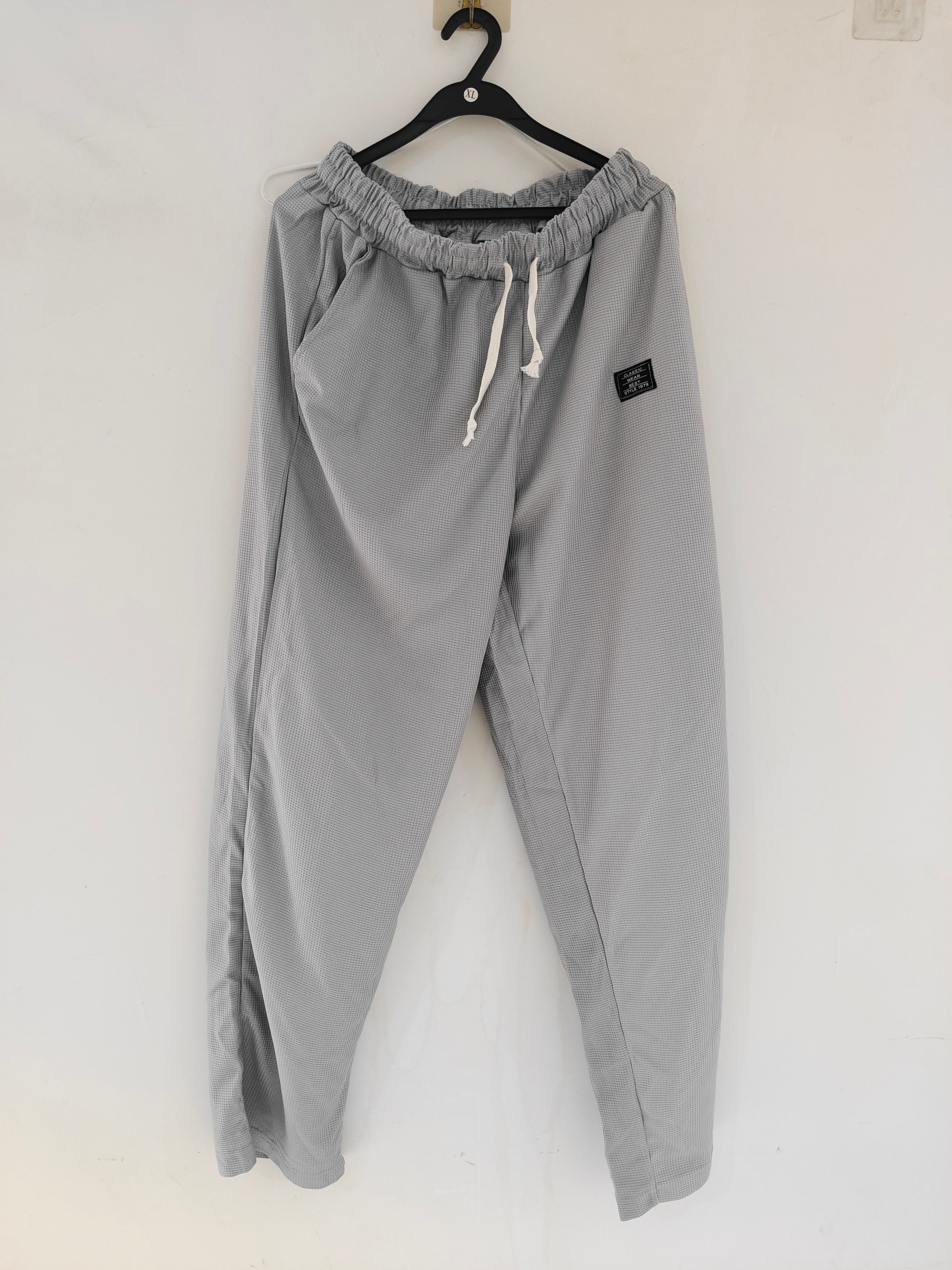 Men's waffle-knit straight-leg sweatpants, photo 3
