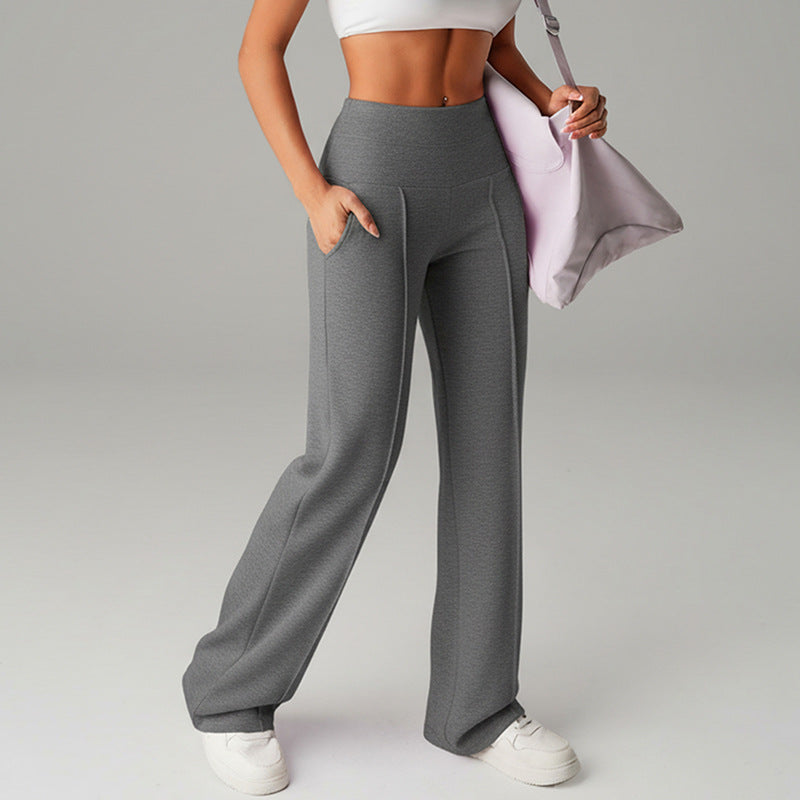 Women's high-waist wide-leg sweatpants, product detail 3