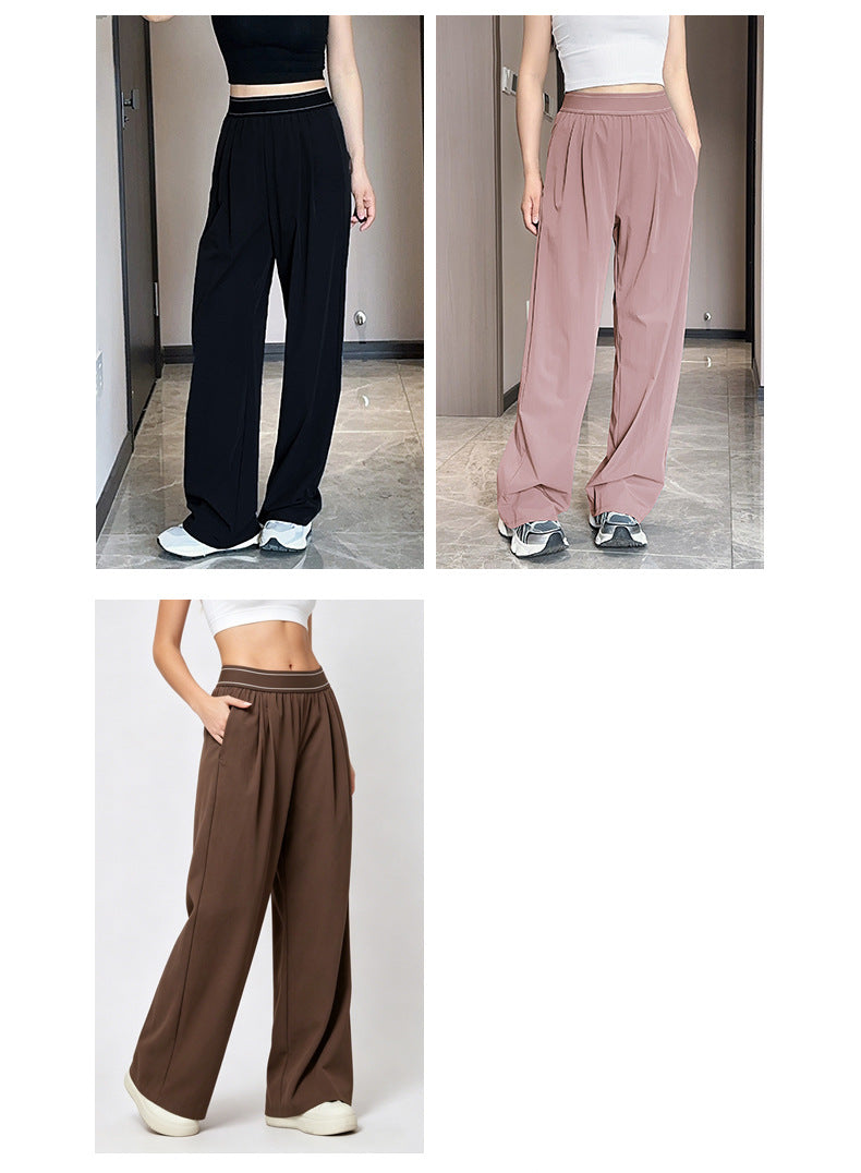 Women's quick-dry relaxed-fit workout pants, product detail 3