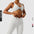 Women's Solid Color Cross Back Sports Bra – Premium Comfort