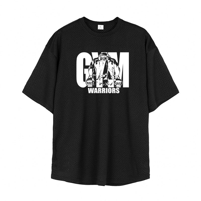 Men’s Mesh Gym T-Shirt – Quick-Dry Performance Muscle Tee