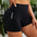 Women's high-waist tummy-control running shorts, colour option 1