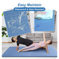 Large Yoga Mat Thick 15MM TPE Non-Slip Exercise Mats for Pilates Fitness Workouts, 78"X51", Blue