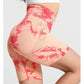 Tie-dye Sports Yoga Fitness Shorts For Women