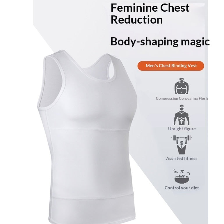 Mens Vest For Tummy Control And Body Shaping