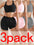3-Pack Lightweight Breathable Quick-Dry Workout Shorts for W