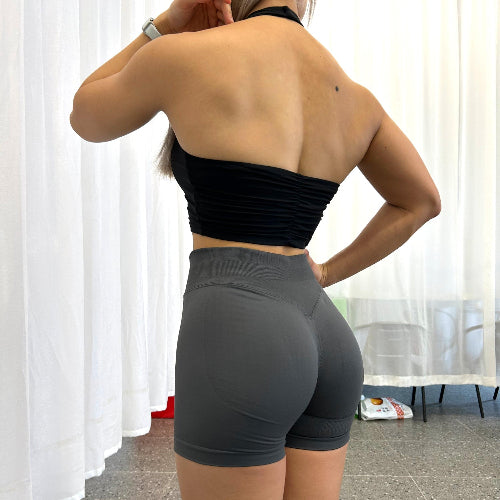 Pro-Active High-Waisted Athletic Shorts – Sculpting Support