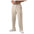 Men's elastic-waist drawstring sweatpants in solid colors with wide-leg loose fit and natural waist