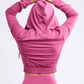JupiterGear Athletic Zip-Up Crop Hoodie Jacket