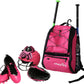 Baseball Bat Bag - Backpack for Baseball, T-Ball & Softball Equipment & Gear for Youth and Adults | Holds Bat, Helmet, Glove, & Shoes |Shoe Compartment & Fence Hook