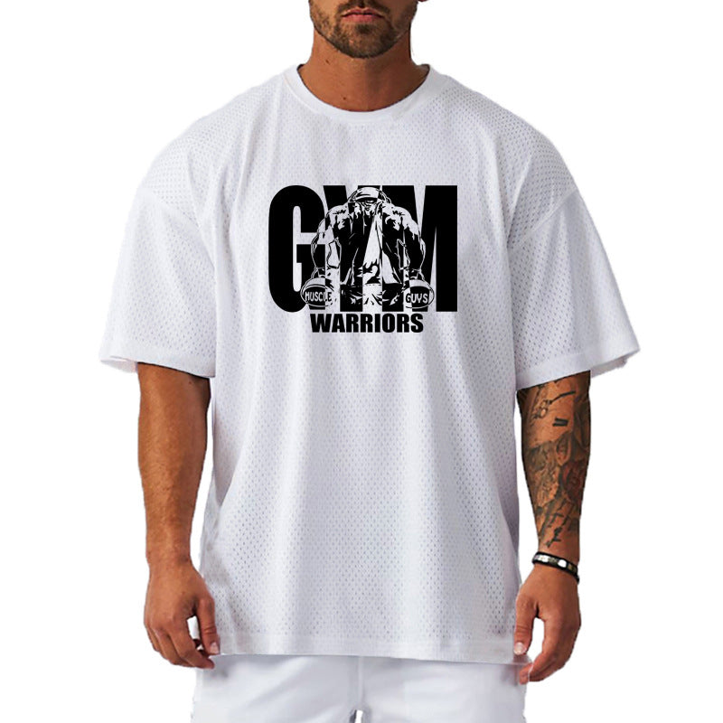 Men’s Mesh Gym T-Shirt – Quick-Dry Performance Muscle Tee