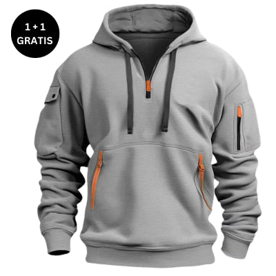 Unisex oversized drop-shoulder hoodie, colour option 4