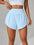 High-Waisted Ruffle Hem Shorts