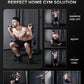 Resistance Bands Bar Exercise Bands Attachment 38" Black Max Load 800Lb for Home Gym Workout Full Body Workout Power Lifting Fitness Bar