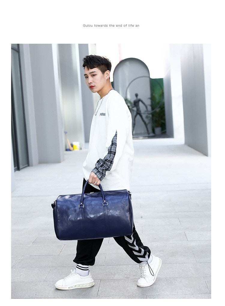 Retro Business Trip Large Capacity Men Sports Gym Bag