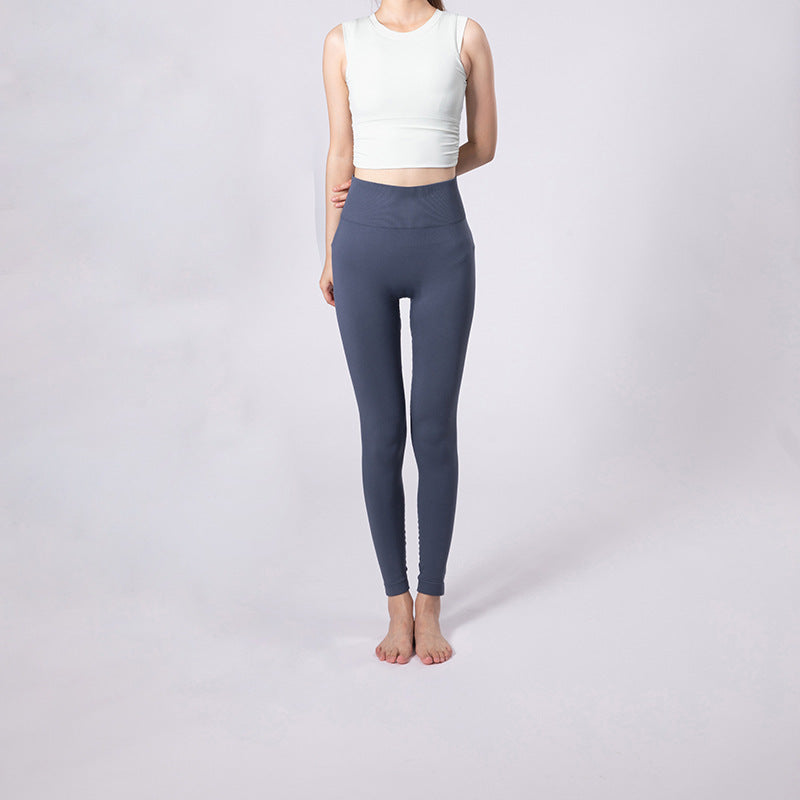 High‑Waisted Butt‑Lifting Yoga Pants for Women – Tummy‑Control Solid‑Color Leggings