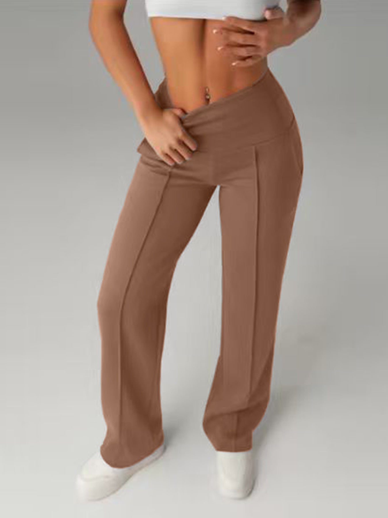 Women's high-waist wide-leg sweatpants, photo 3