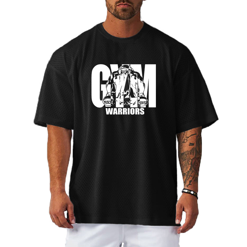 Men’s Mesh Gym T-Shirt – Quick-Dry Performance Muscle Tee