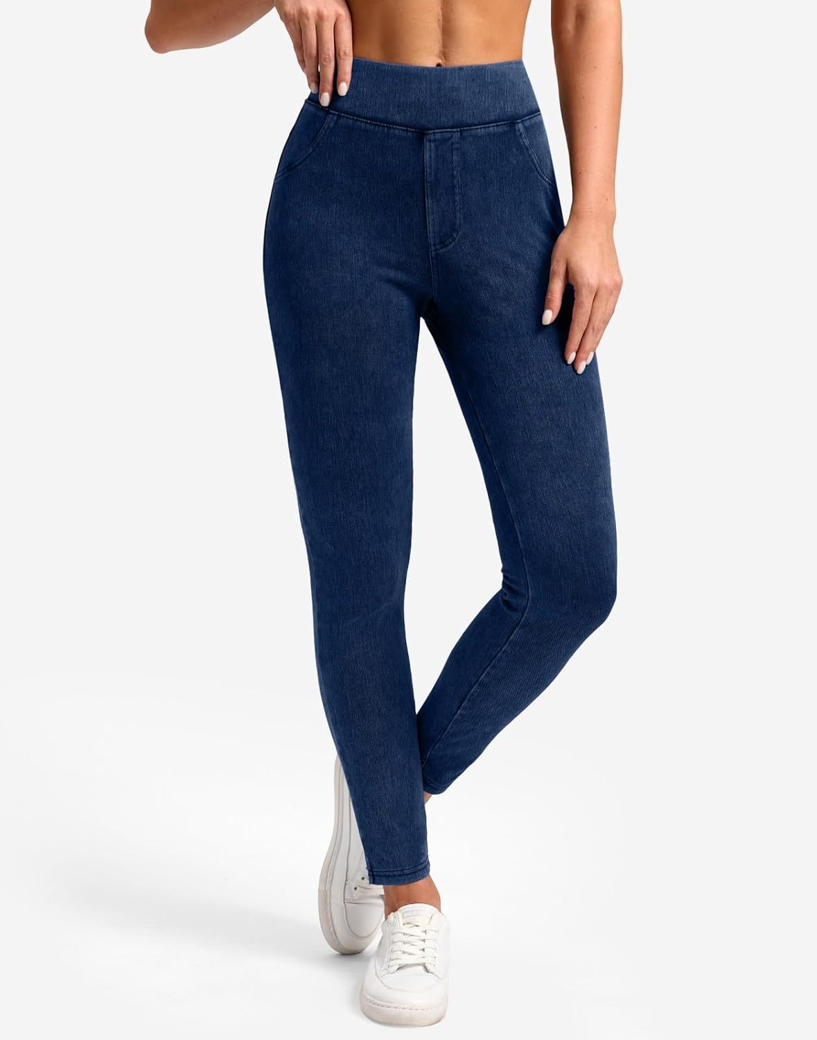 Women’s High‑Waist Sculpting Joggers – Dual‑Pocket, Slim Ankle‑Fit Active Pants