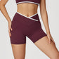 Zenith Nude-Feel Yoga Shorts – High-Waist Hip-Raise Sculpt