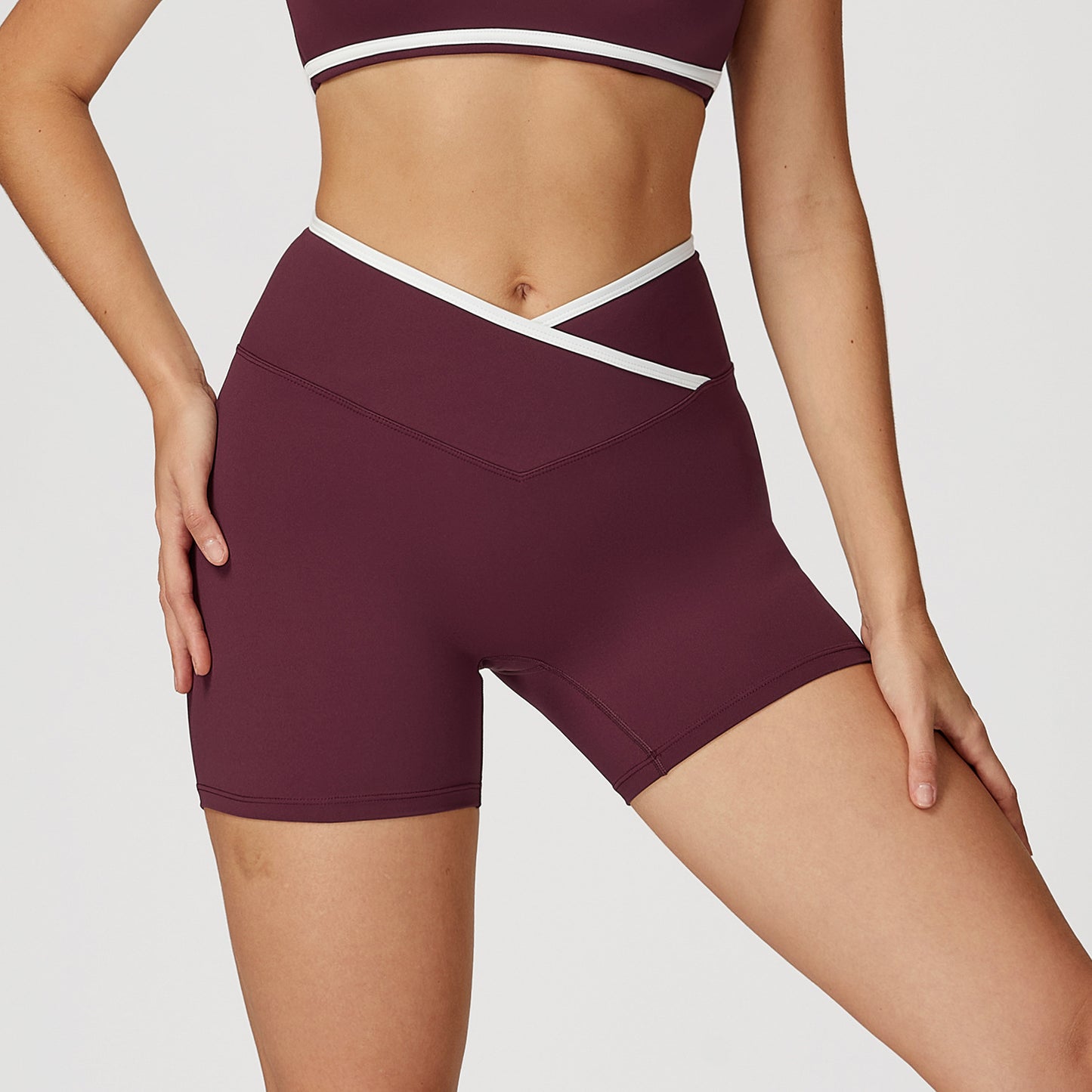Zenith Nude-Feel Yoga Shorts – High-Waist Hip-Raise Sculpt