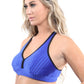 SALE! 50% OFF! Firenze Activewear Sports Bra - Blue [MADE IN ITALY]