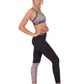 Jordena Leggings & Sports Bra Set - Black & Leopard Print