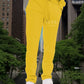 Mens GOOD VIBES Gold Foil Sweat Pants