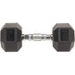 BalanceFrom Rubber Encased Hex Dumbbell Single DB20S