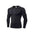 Men's long-sleeve muscle-fit athletic workout polyester T-shirt in multiple colors and sizes