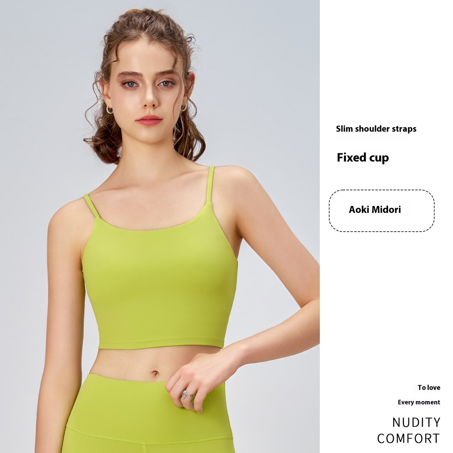 Breathable U‑Shaped Beauty‑Back Yoga Shirt for Women