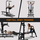 Power Tower with Bench – Heavy‑Duty Pull Up & Dip Station, Adjustable Multi‑Function Fitness Rack