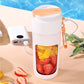 Portable Wireless Blender With The Straw; USB Travel Juice Cup Baby