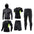5-Piece Men’s Quick-Dry Training Suit - Premium Active Wear