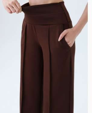 Women's high-waist wide-leg sweatpants, 3-pack option 1